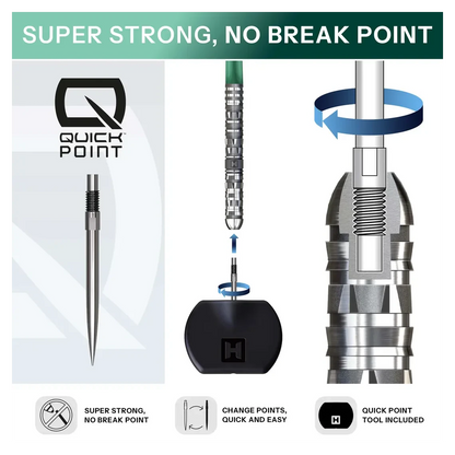 Harrows Torrent Parallel 90% Tungsten Steel Tip Darts