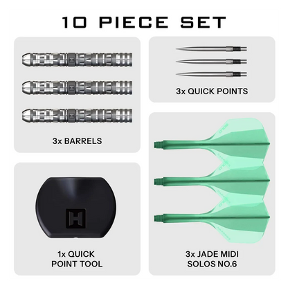 Harrows Torrent Parallel 90% Tungsten Steel Tip Darts