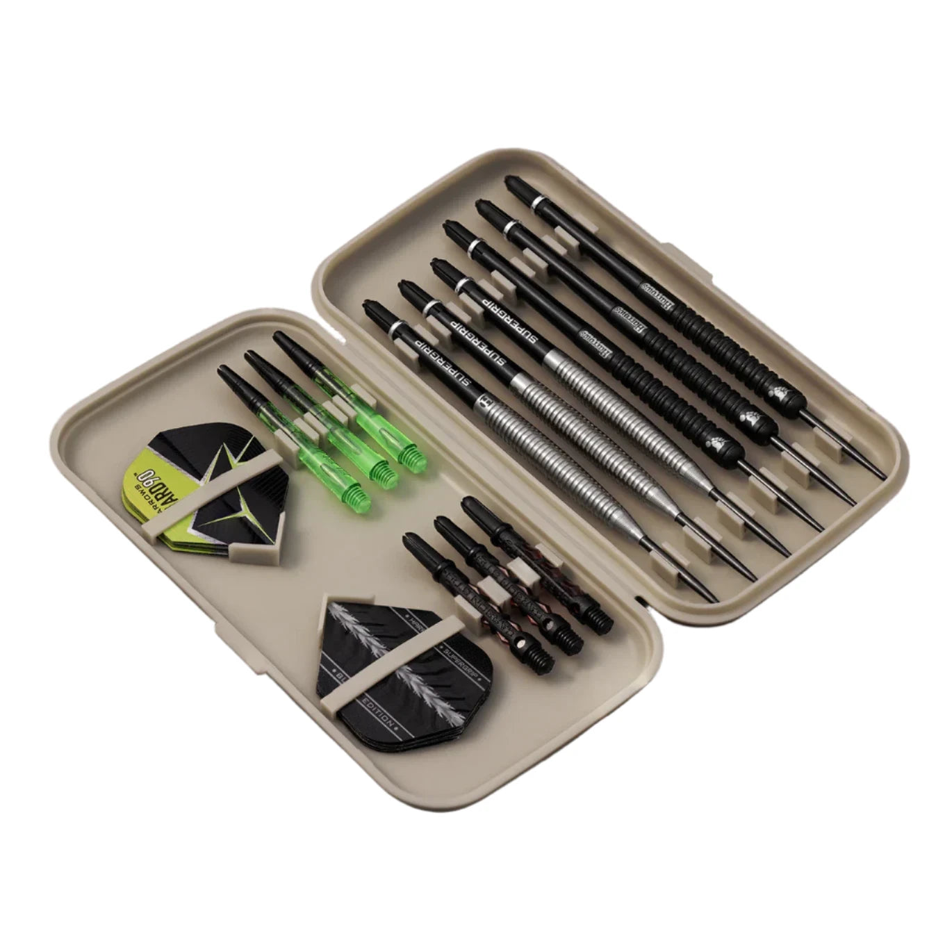 Harrows SlimCase 6 Darts Holder - Stone Grey