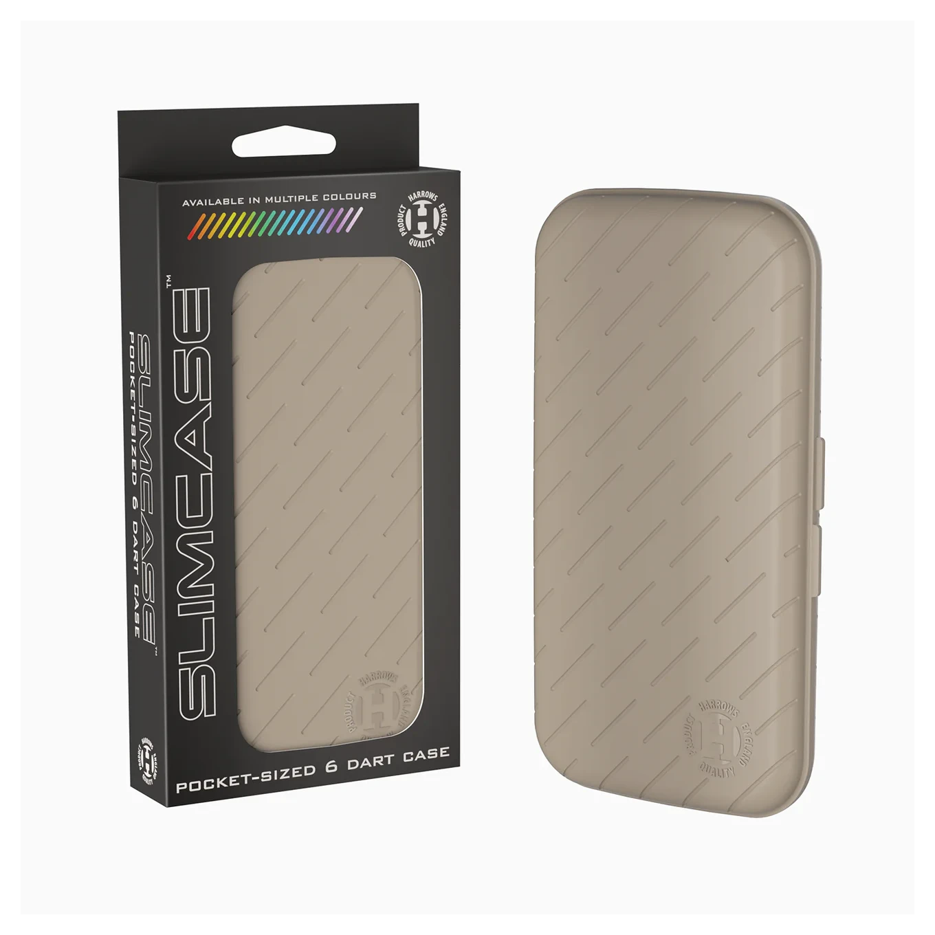 Harrows SlimCase 6 Darts Holder - Stone Grey