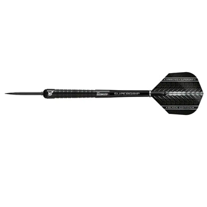 Harrows Supergrip QP Tapered 90% Black Edition Steel Tip Darts