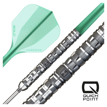 Harrows Torrent Parallel 90% Tungsten Steel Tip Darts