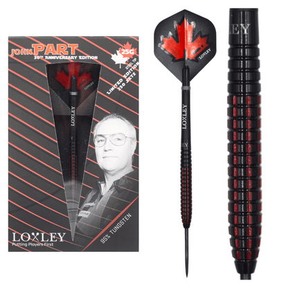 Loxley John Part 30th Anniversary Edition 95% Tungsten Steel Tip Darts Package