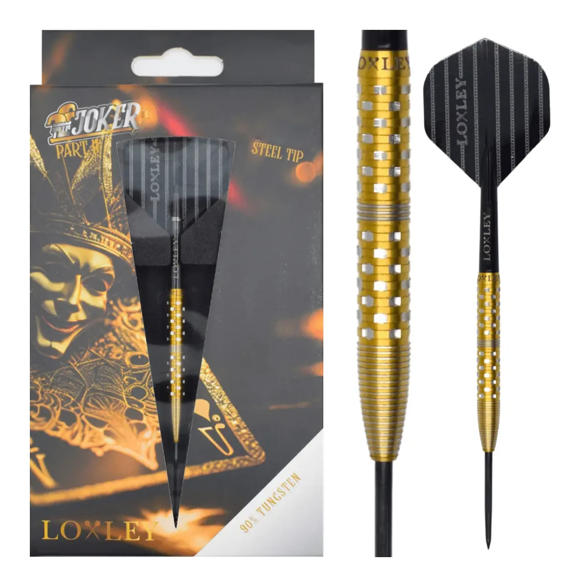 Loxley Joker Part II 90% Tungsten Steel Tip Darts full set