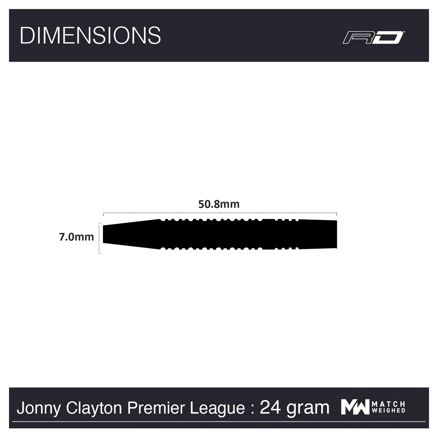 Red Dragon Jonny Clayton Premier League SE 90% Tungsten Steel Tip Darts