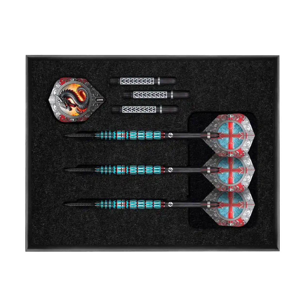 Shot Future Knights St George 95% Tungsten Steel Tip Darts