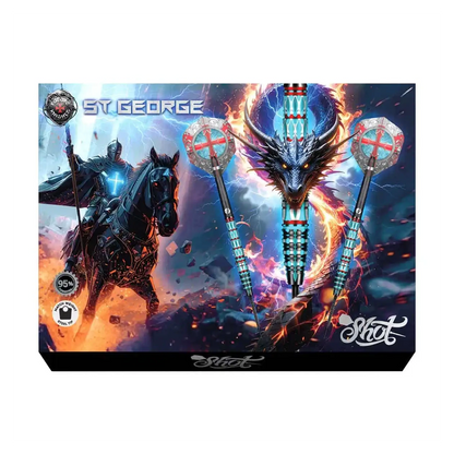 Shot Future Knights St George 95% Tungsten Steel Tip Darts