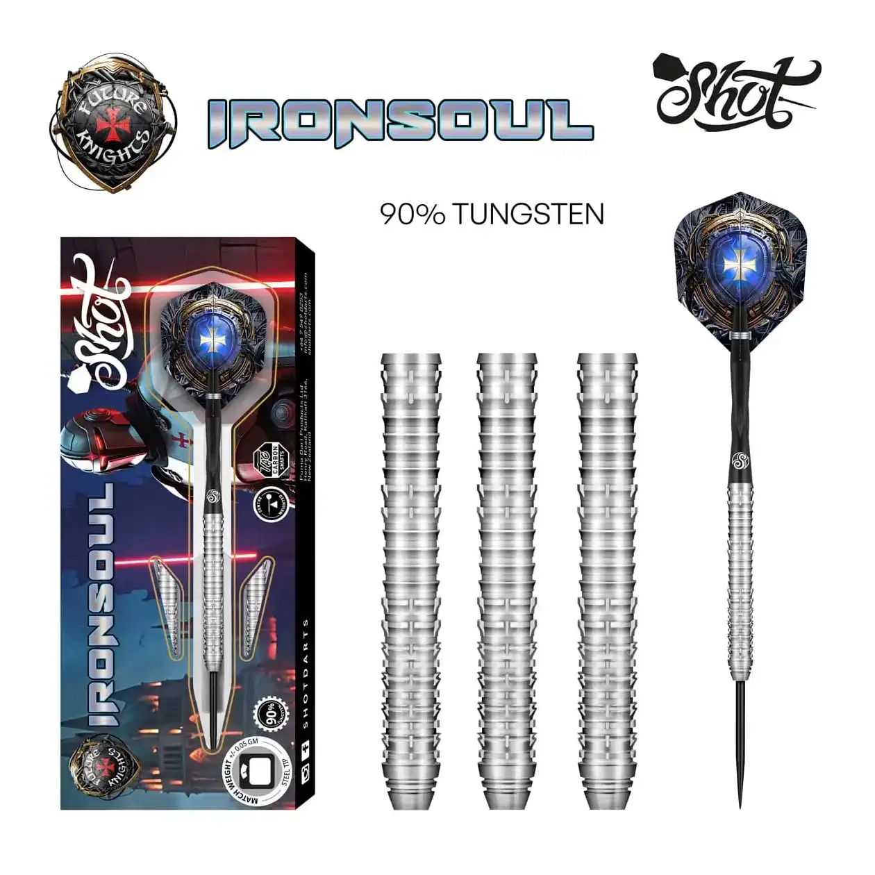 Shot Ironsoul Steel tip darts full set