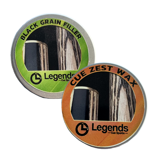 Legends Cue Zest Wax & Grain Filler Twin Pack