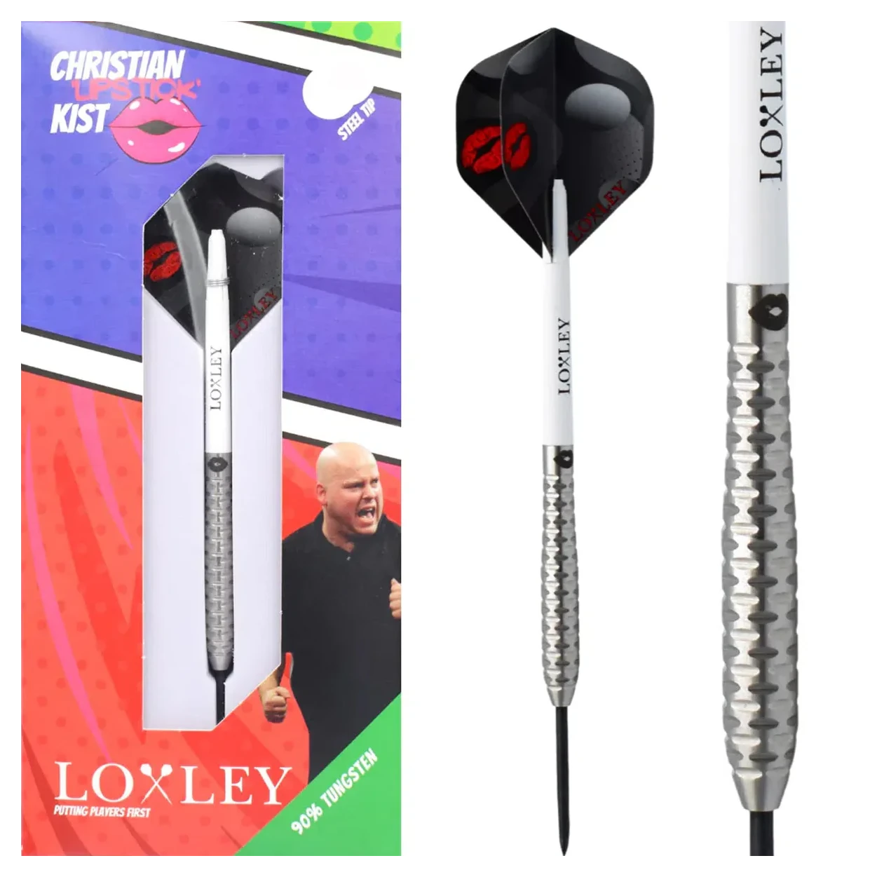 Loxley Christian Kist Lipstick Edition Darts  Package