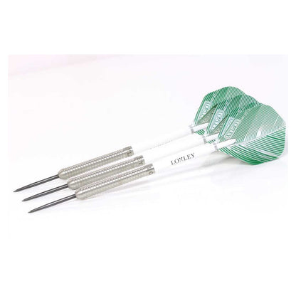 Loxley Featherweight Steel Tip Darts - Green - 19g x3