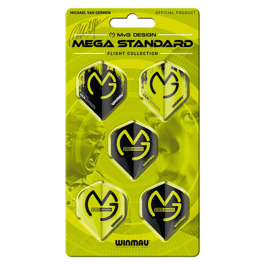 Winmau MvG Mega Standard Dart Flights Collection
