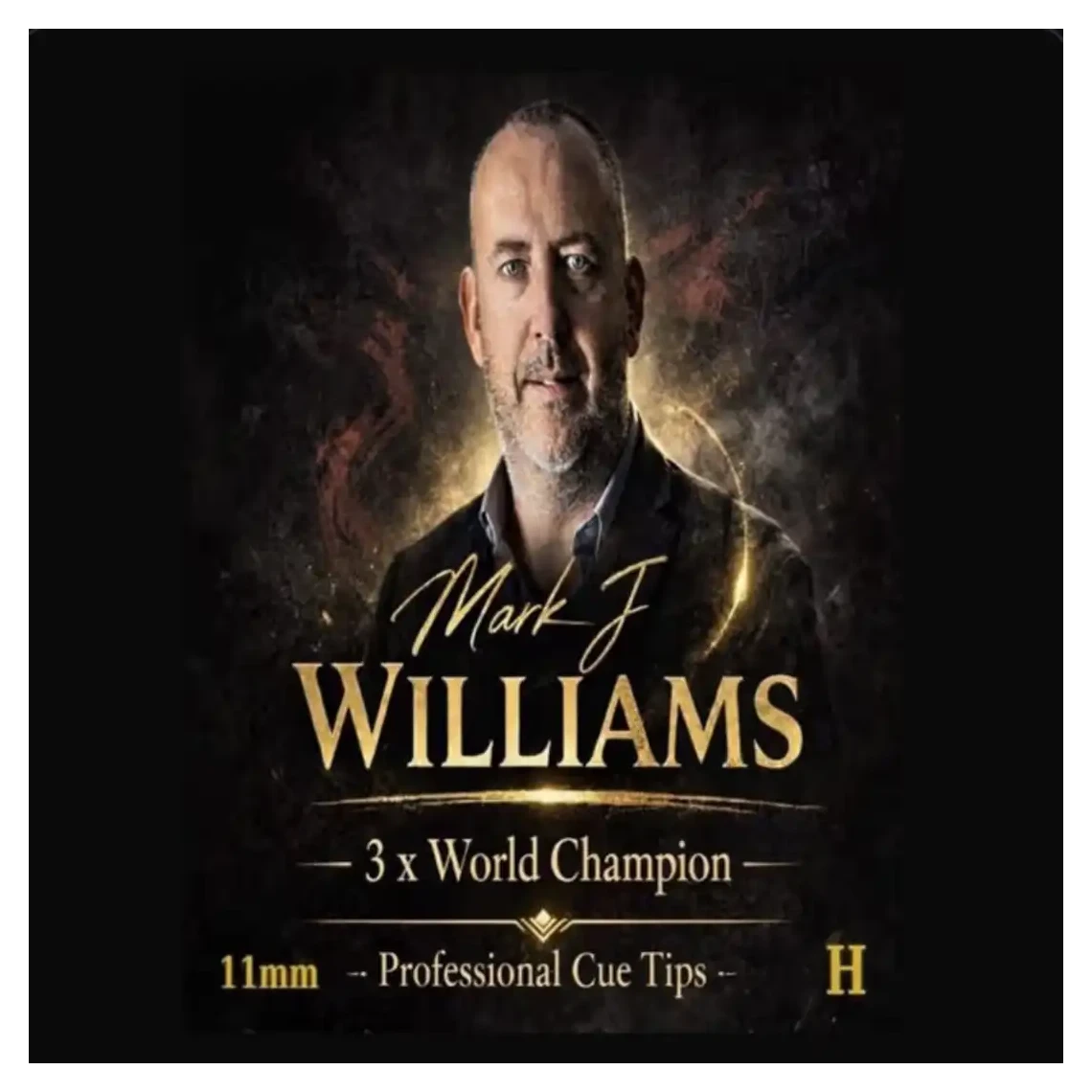 Mark J Williams Professional Snooker Cue Tips – Pack of 3