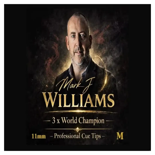 Mark J Williams Professional Snooker Cue Tips – Pack of 3