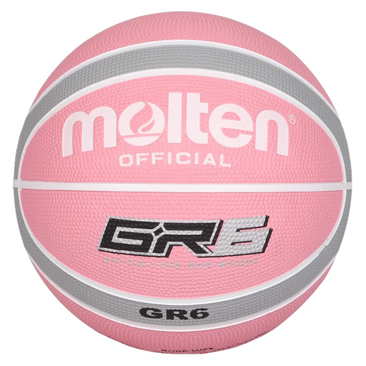 Molten BGR Rubber Basketball - Size 6 - Pink