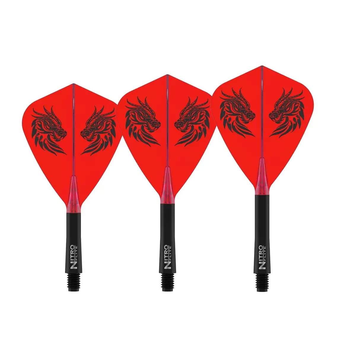 Red Dragon Jonny Clayton Nitro Flite Kite - Integrated Flight & Shaft