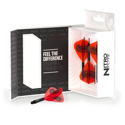 Red Dragon Jonny Clayton Nitro Flite Kite - Integrated Flight & Shaft