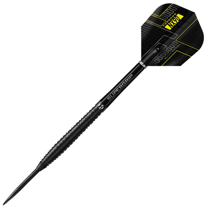 Harrows NX90  Black Edition 90% Tungsten Steel Tip Darts 21g
