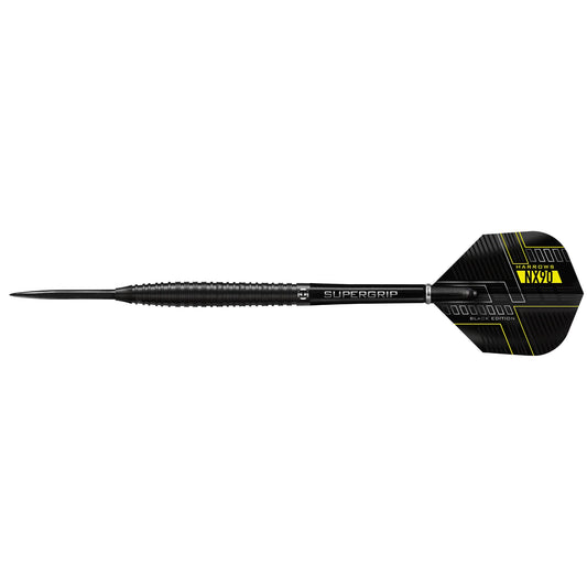 Harrows NX90 Black Edition 90% Tungsten Steel Tip Darts 22g