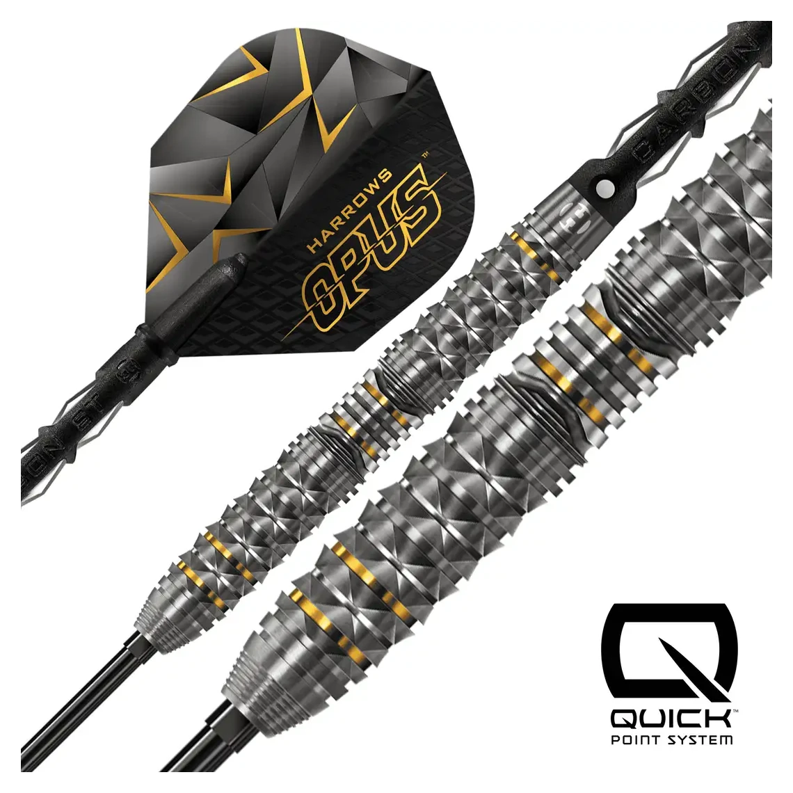 Harrows Opus | Quick Point | 90% Tungsten Steel Tip Dart