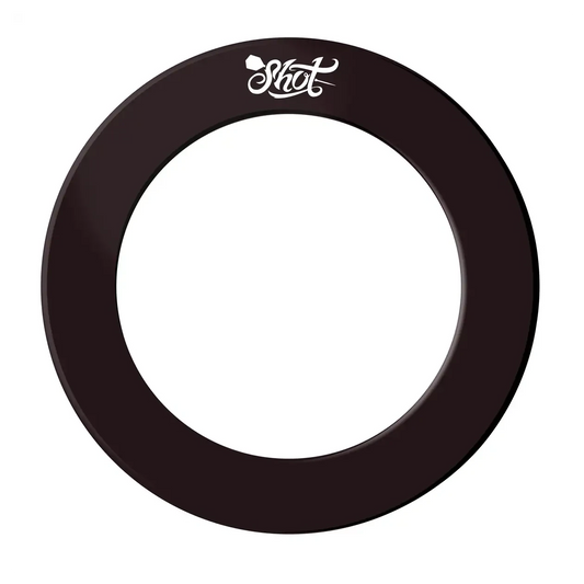 Shot One Piece Dartboard Surround - Black