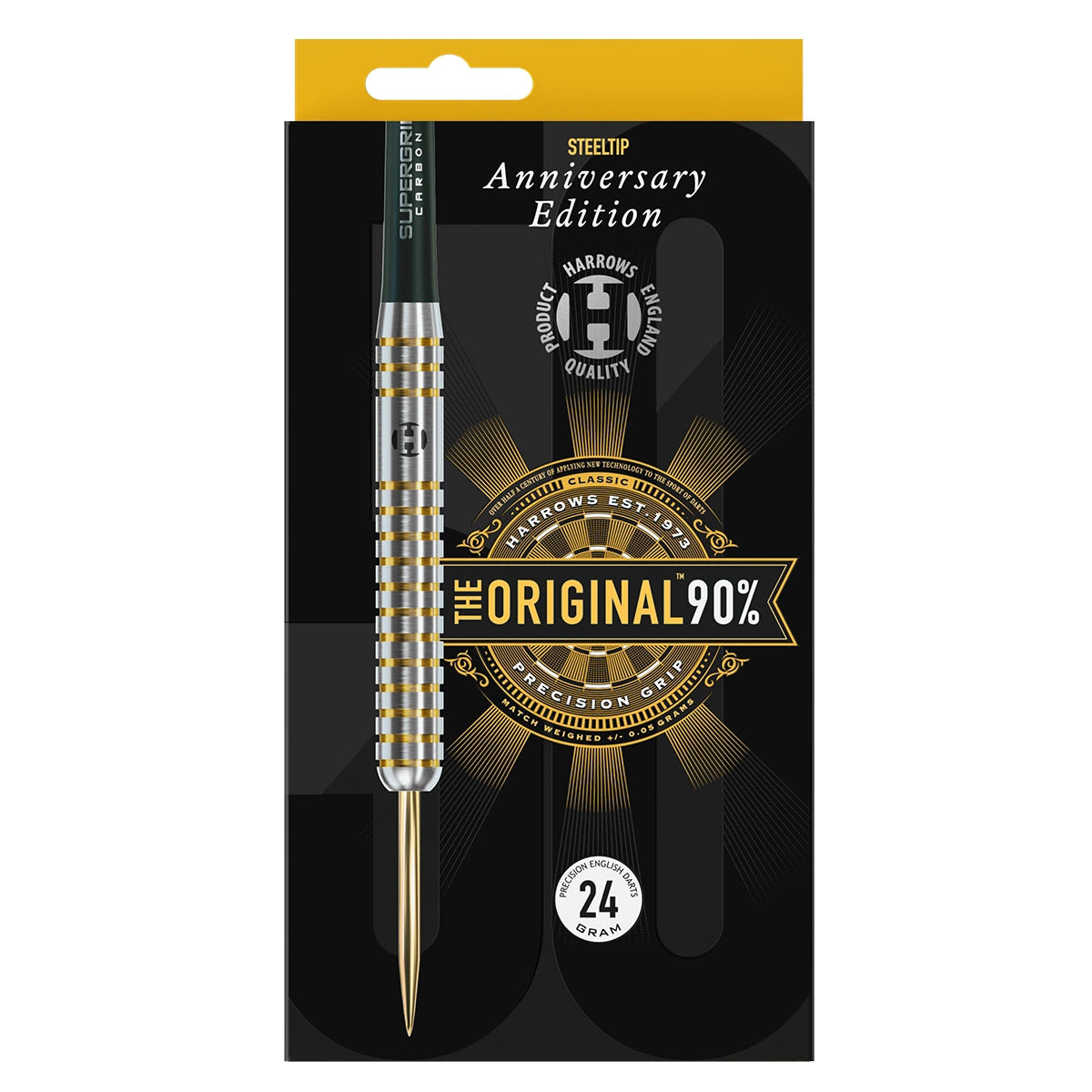 Harrows The Original 26g 90% Tungsten Steeltip 50th Anniversary Darts