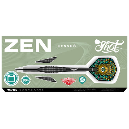 Shot Zen Kensho 28gm 90% Tungsten Steel Tip Darts 