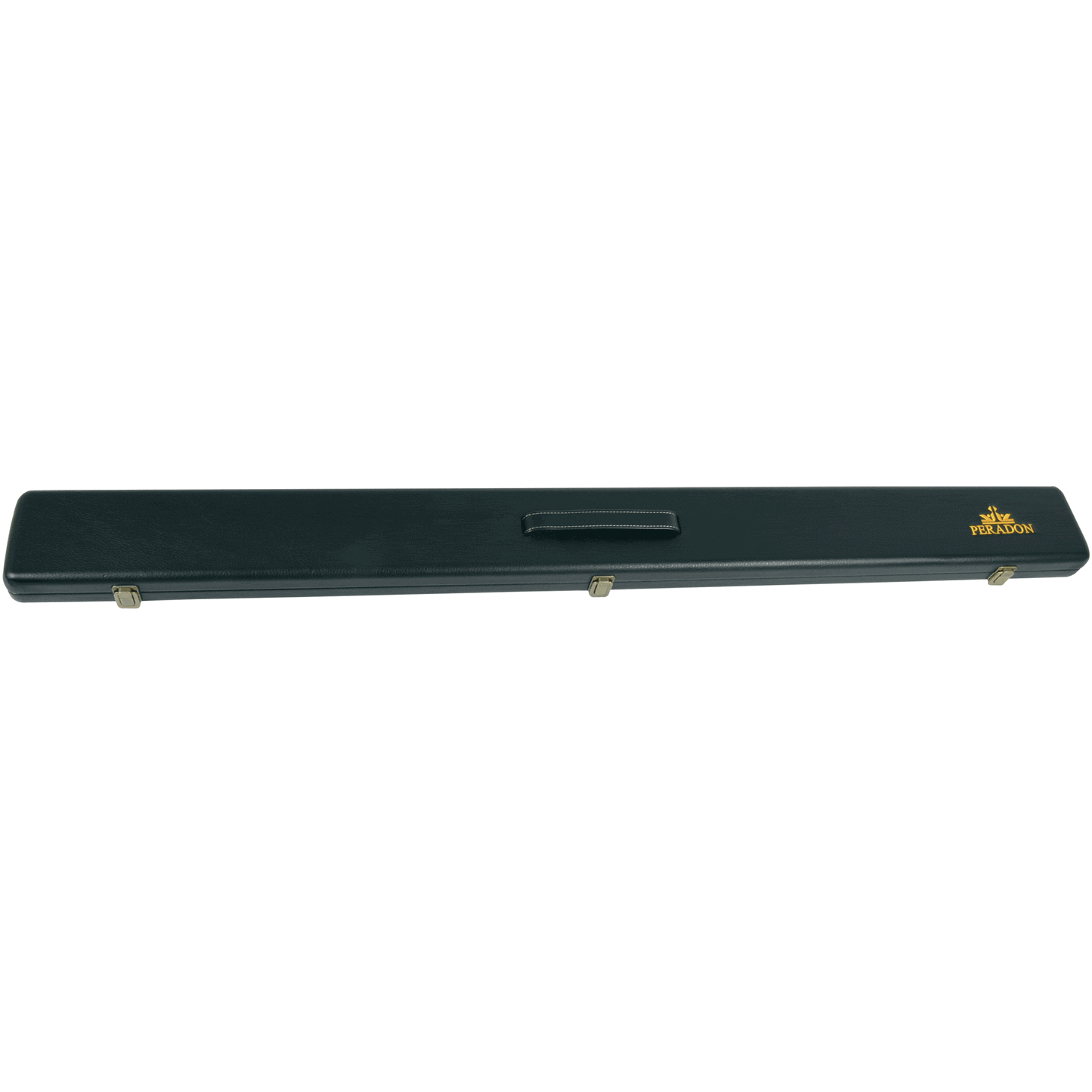 Peradon Leather Look Black Cue Case for ¾ Jointed Cues