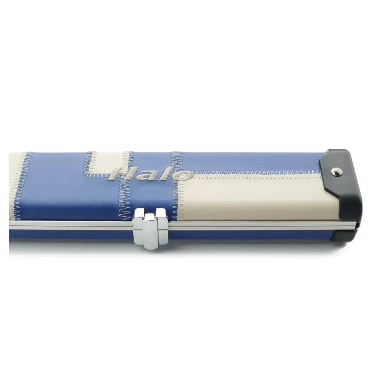 Peradon Halo Blue & Cream Patch 1 Piece Wide Snooker Cue Case