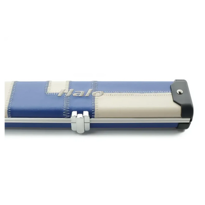 Peradon Halo Blue & Cream Patch 1 Piece Wide Snooker Cue Case