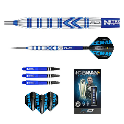 Red Dragon Gerwyn Price Blue Originals 90% Tungsten Steel Tip Darts