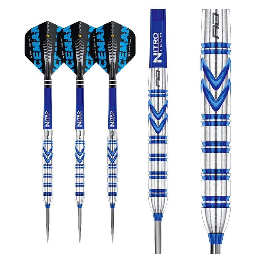 Red Dragon Gerwyn Price Blue Originals 90% Tungsten Steel Tip Darts