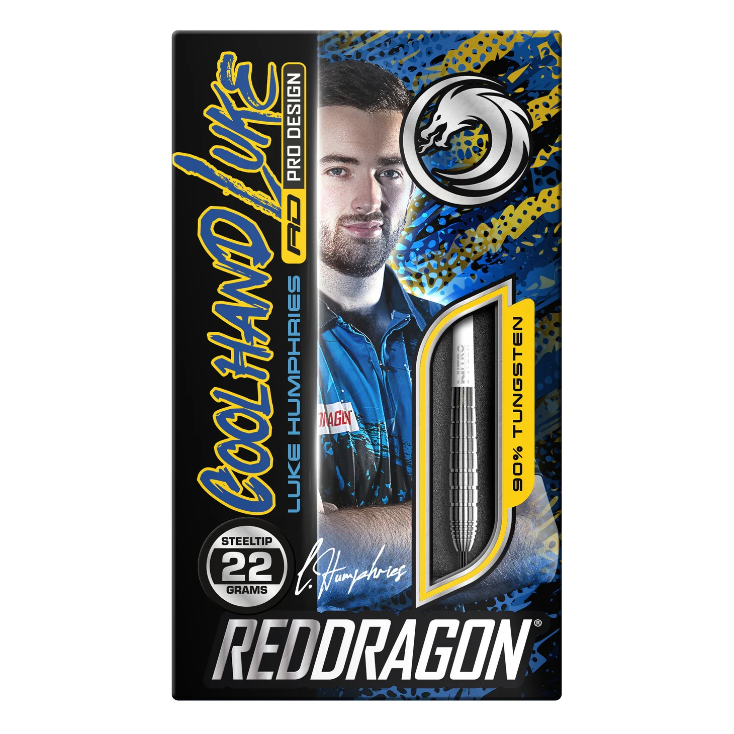 Red Dragon Luke Humphries TX1 90% Tungsten Steel Tip Darts