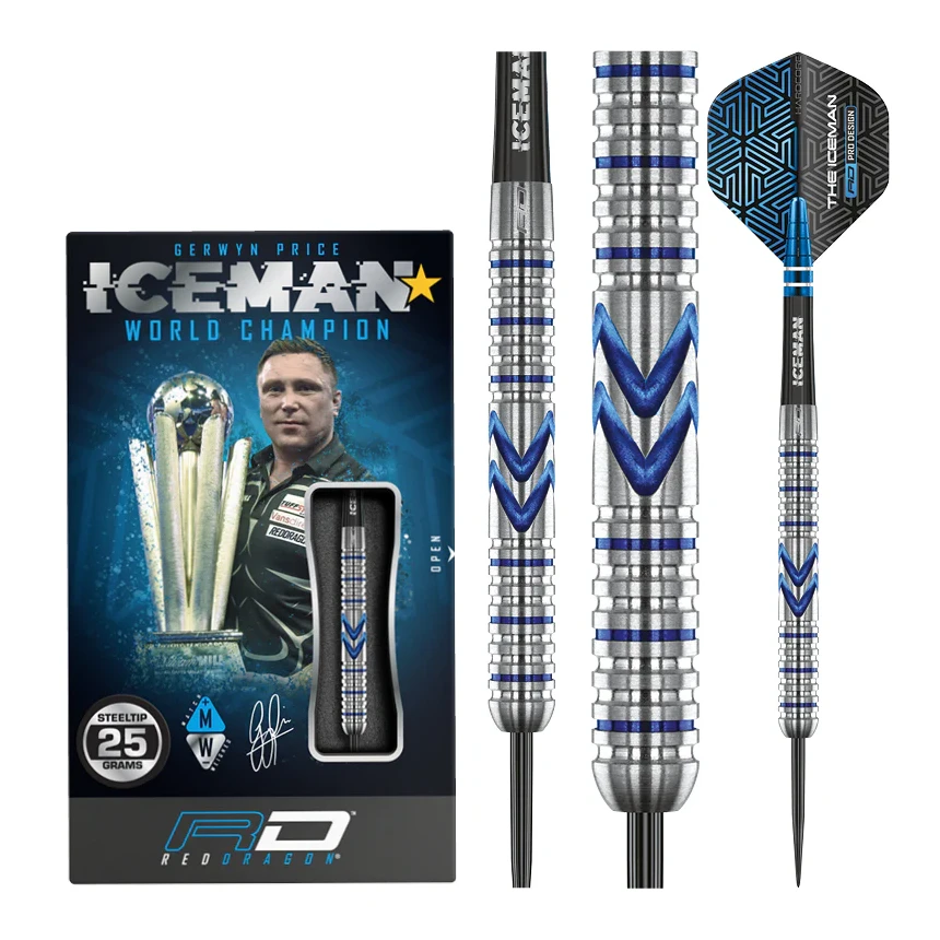 Red Dragon Gerwyn Price Midnight Edition 90% Tungsten Steel Tip Darts 