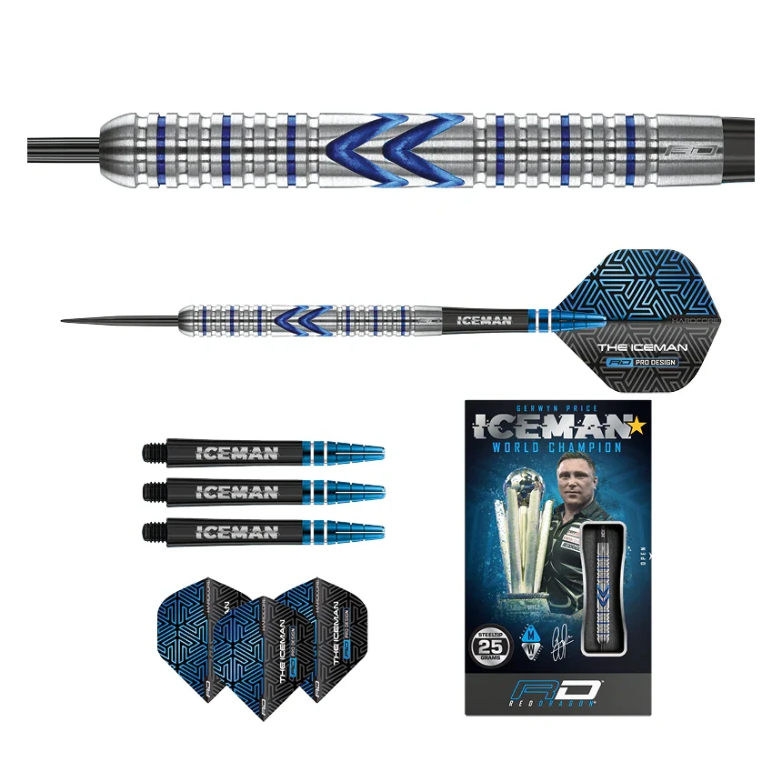 Red Dragon Gerwyn Price Midnight Edition 90% Tungsten Steel Tip Darts 