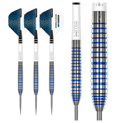 Red Dragon Luke Humphries - TX3 Cool Blue SE 90% Tungsten Steel Tip Darts 