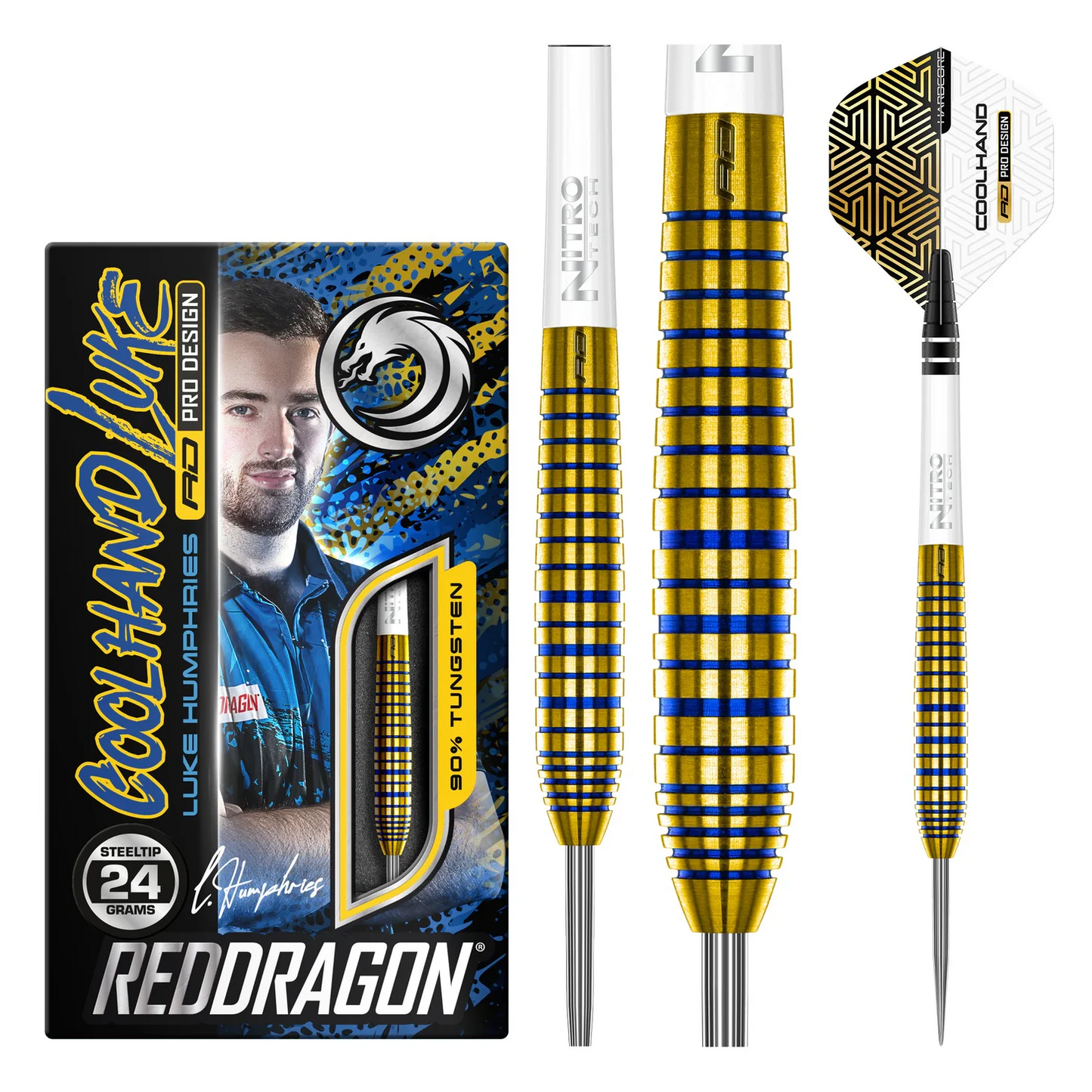 Luke Humphries TX3 Gold Darts 24g full set