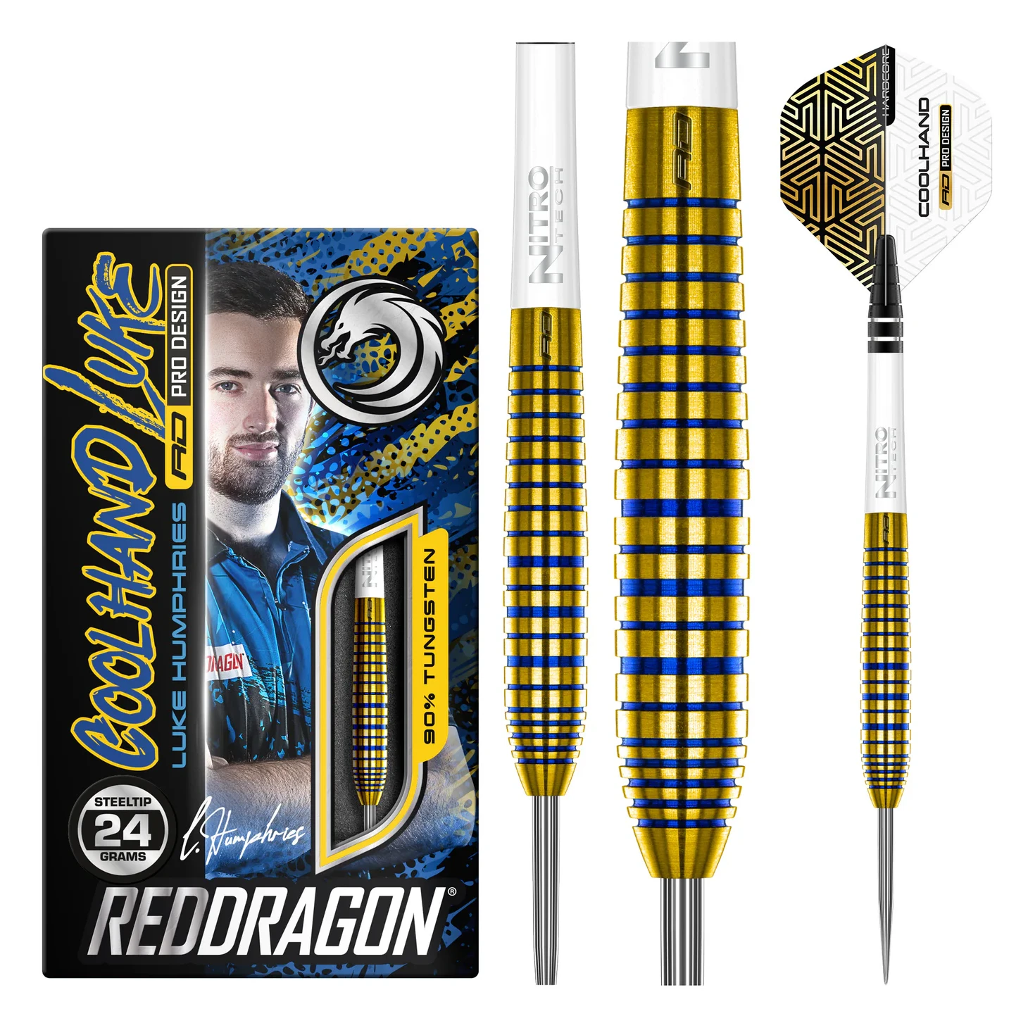 Luke Humphries TX3 Gold Darts 24g full set