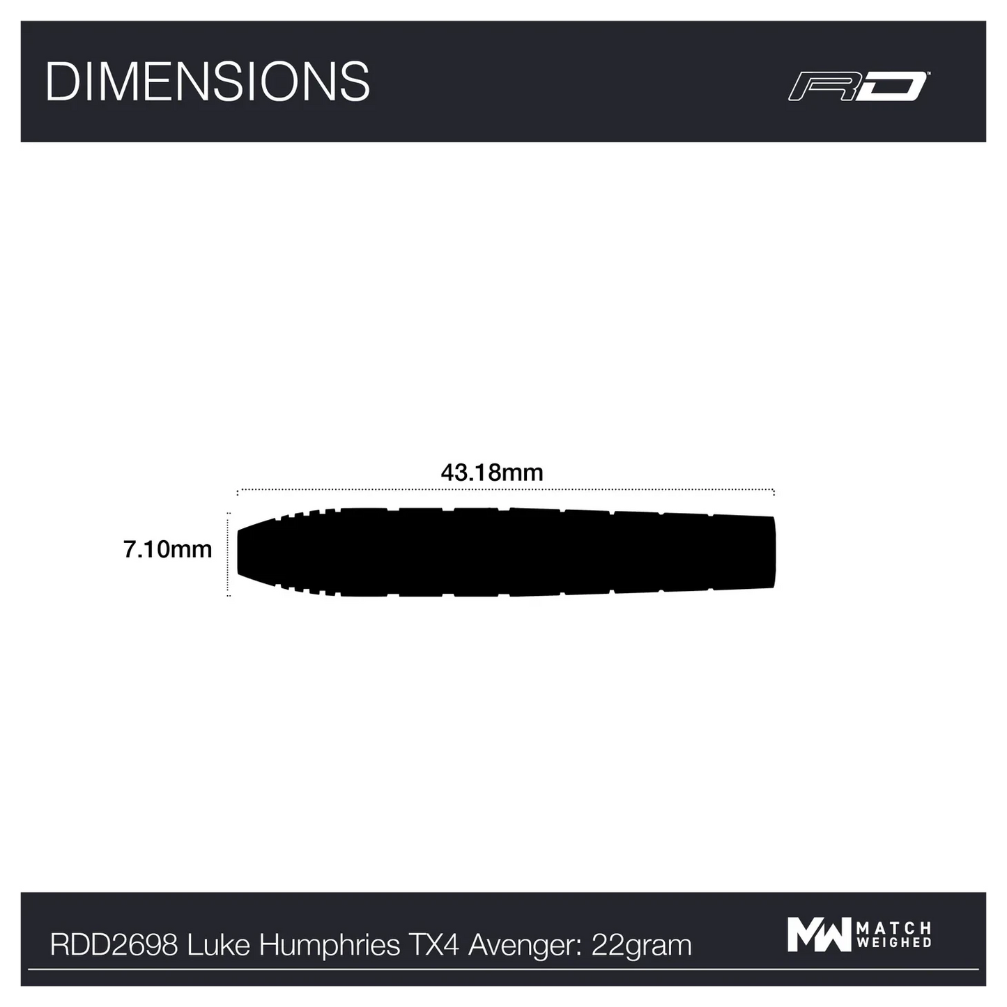 Red Dragon Luke Humphries TX4 Avenger 