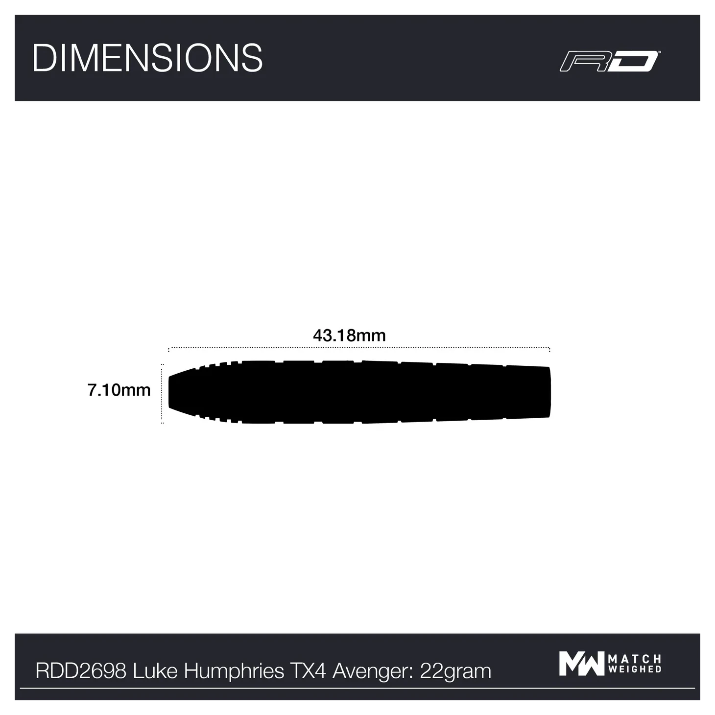 Red Dragon Luke Humphries TX4 Avenger 