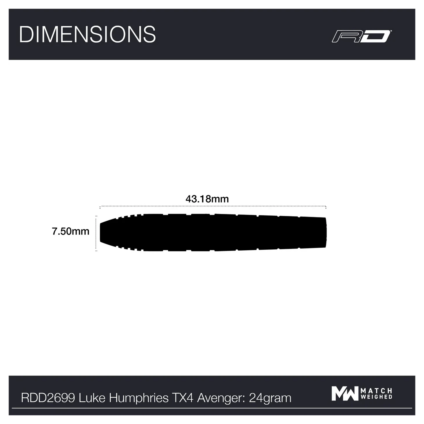 Red Dragon Luke Humphries TX4 Avenger 