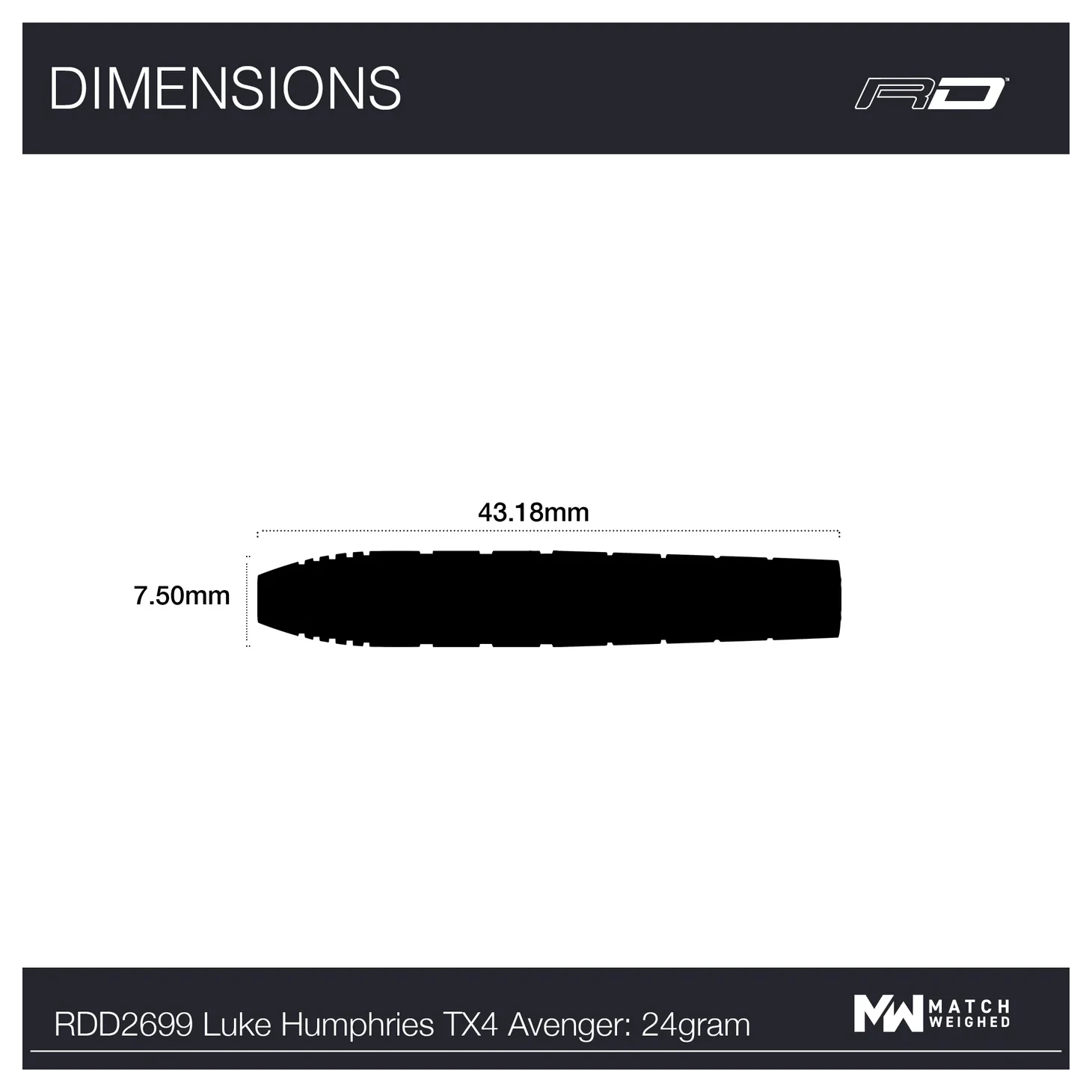 Red Dragon Luke Humphries TX4 Avenger 