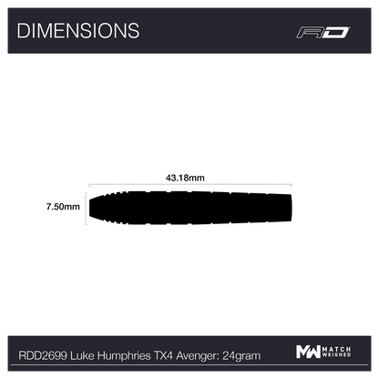 Red Dragon Luke Humphries TX4 Avenger 