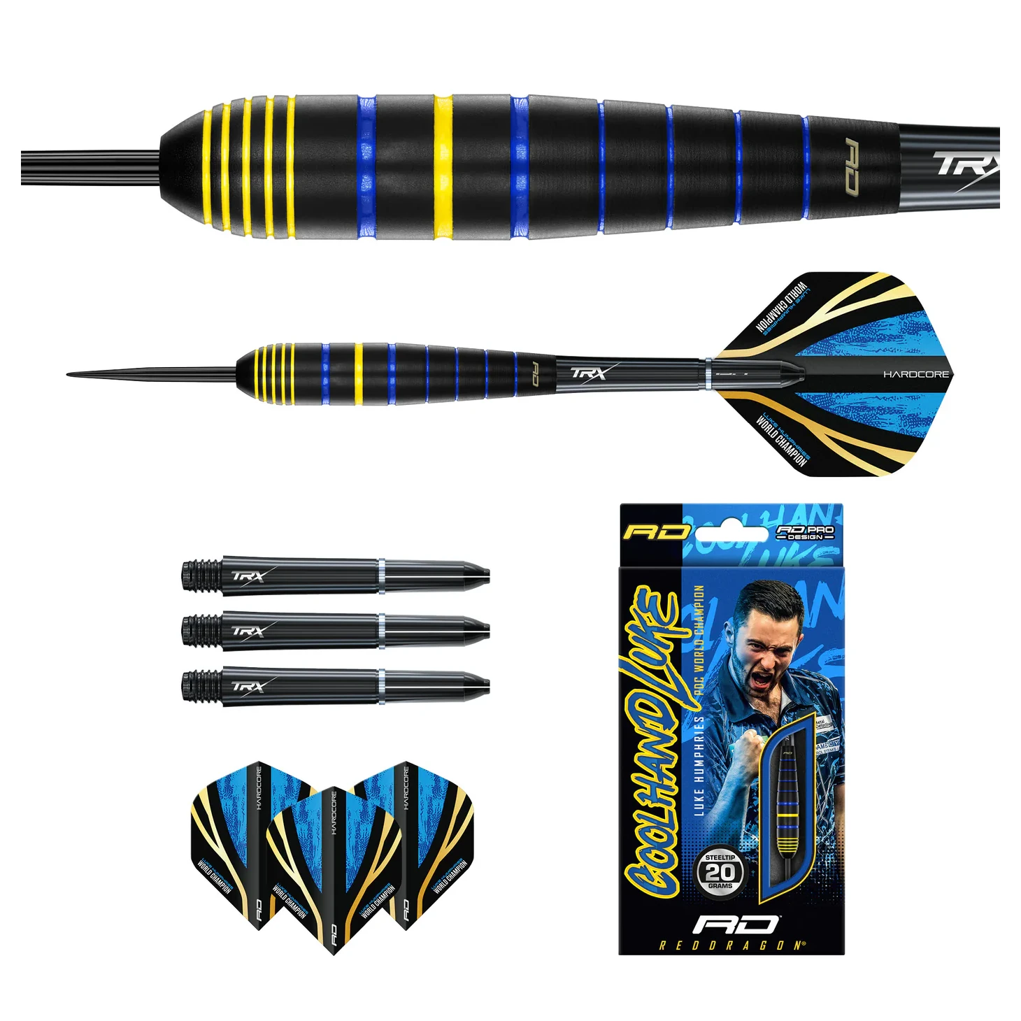 Red Dragon Luke Humphries World Champion Brass