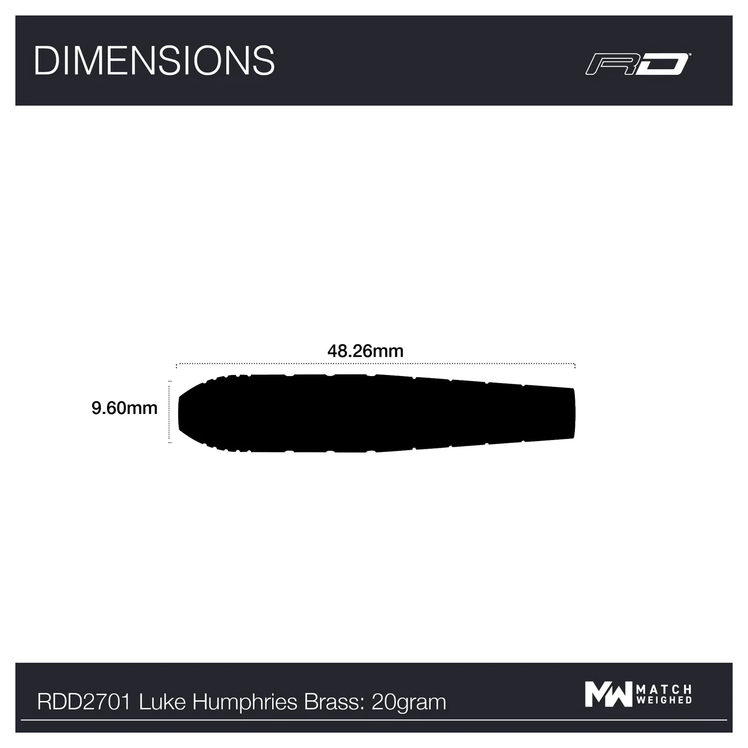 Red Dragon Luke Humphries World Champion Brass