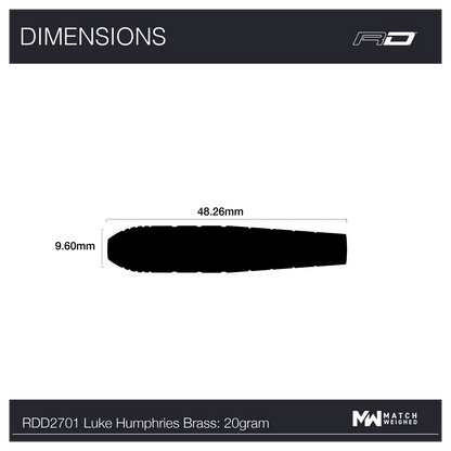 Red Dragon Luke Humphries World Champion Brass