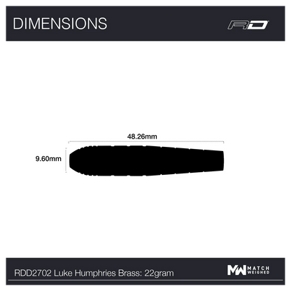 Red Dragon Luke Humphries World Champion Brass