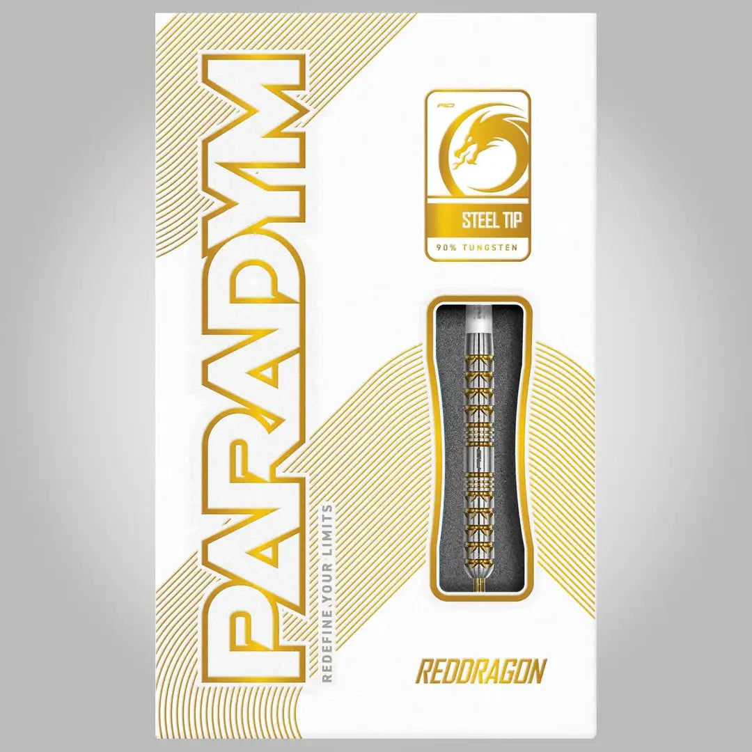 Red Dragon Paradym Parallel Gold & Silver 90% Tungsten Darts
