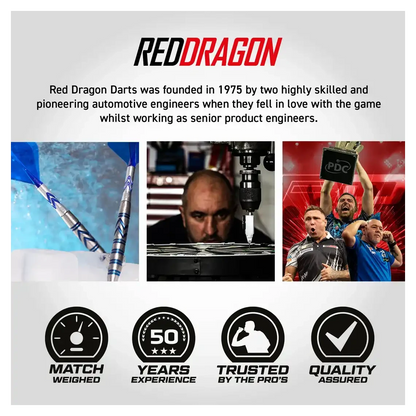 Red Dragon Gerwyn Price Blue Original 90% SP Steel Tip Darts