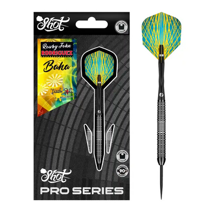Shot Pro Series Rowby John Rodriguez Baha 90% Tungsten Steel Tip Darts